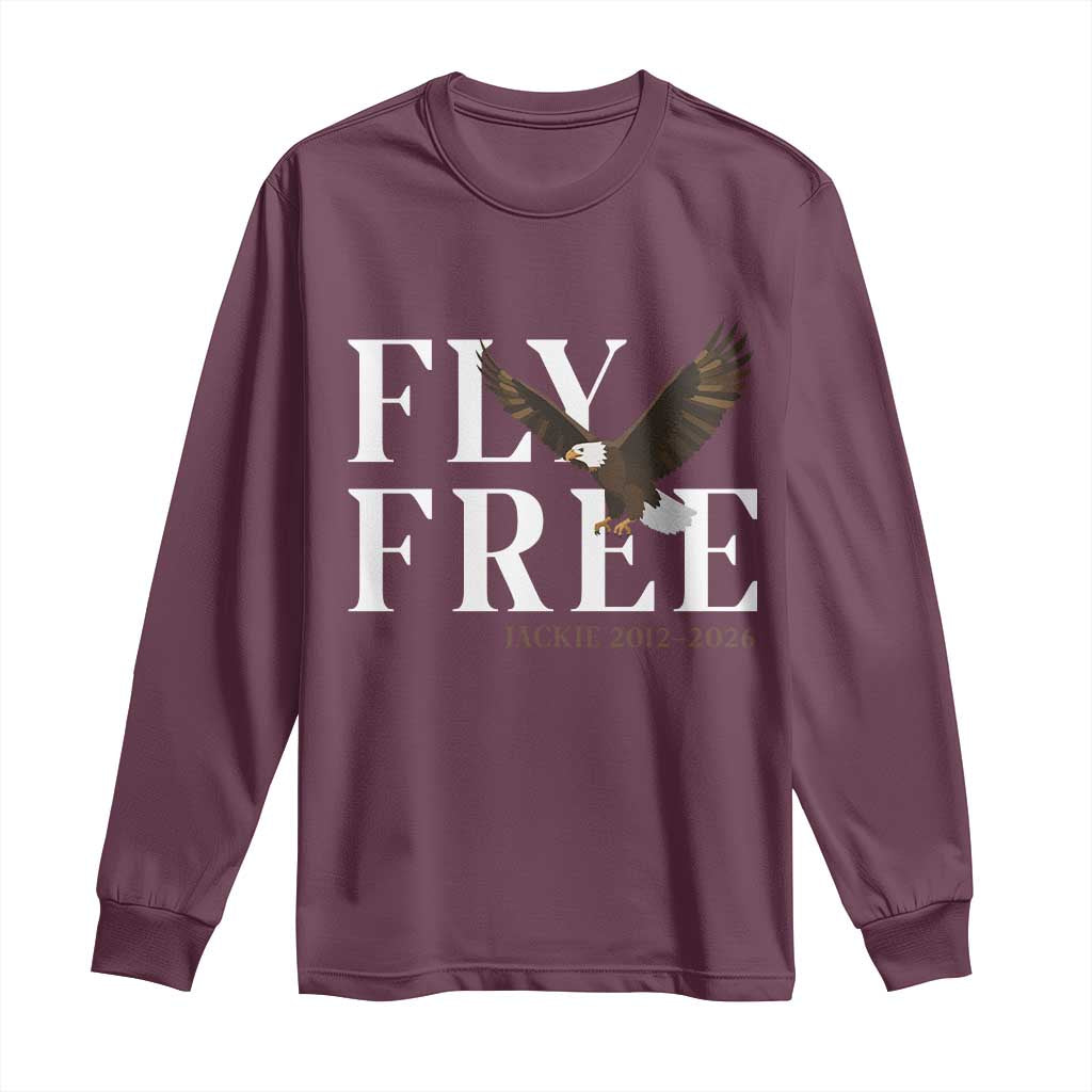 Fly Free Jackie Eagle 2012 2026 Memorial Long Sleeve Shirt Soaring Wilderness Tribute