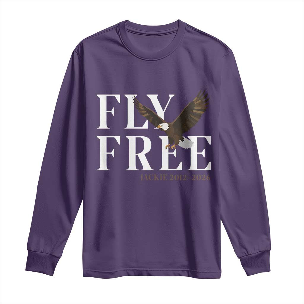 Fly Free Jackie Eagle 2012 2026 Memorial Long Sleeve Shirt Soaring Wilderness Tribute