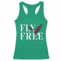 Fly Free Jackie Eagle 2012 2026 Memorial Racerback Tank Top Soaring Wilderness Tribute
