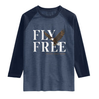 Fly Free Jackie Eagle 2012 2026 Memorial Raglan Shirt Soaring Wilderness Tribute