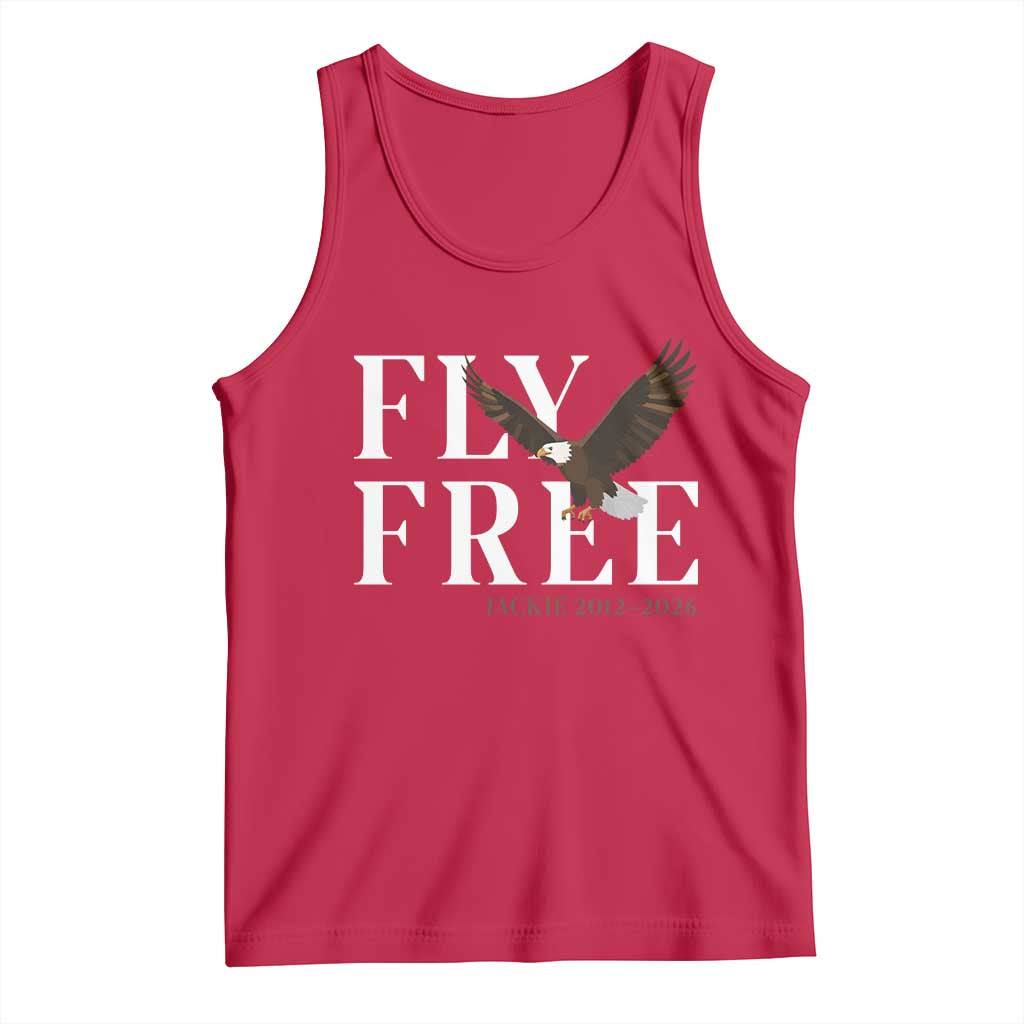 Fly Free Jackie Eagle 2012 2026 Memorial Tank Top Soaring Wilderness Tribute