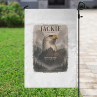 In Loving Memory of Jackie Eagle Memorial Portrait Garden Flag 2012 2026 Legacy Of Strength Wilderness Tribute