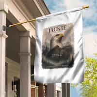In Loving Memory of Jackie Eagle Memorial Portrait Garden Flag 2012 2026 Legacy Of Strength Wilderness Tribute