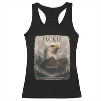 In Loving Memory of Jackie Eagle Memorial Portrait Racerback Tank Top 2012 2026 Legacy Of Strength Wilderness Tribute