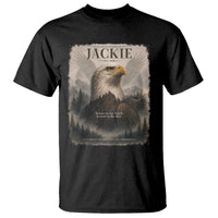 In Loving Memory of Jackie Eagle Memorial Portrait T Shirt 2012 2026 Legacy Of Strength Wilderness Tribute