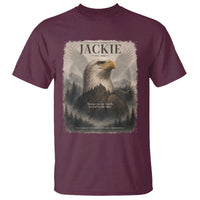 In Loving Memory of Jackie Eagle Memorial Portrait T Shirt 2012 2026 Legacy Of Strength Wilderness Tribute