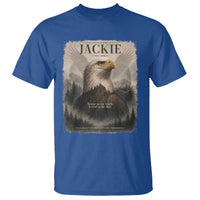 In Loving Memory of Jackie Eagle Memorial Portrait T Shirt 2012 2026 Legacy Of Strength Wilderness Tribute