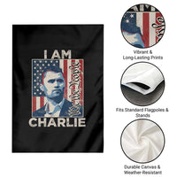 Stand With Charlie Garden Flag Patriotic Free Speech We The People American Flag Graphic - Wonder Print Shop