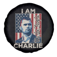 Stand With Charlie Spare Tire Cover Patriotic Free Speech We The People American Flag Graphic - Wonder Print Shop
