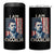 Stand With Charlie 4 in 1 Can Cooler Tumbler Patriotic Free Speech We The People American Flag Graphic - Wonder Print Shop