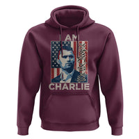 Stand With Charlie Hoodie Patriotic Free Speech We The People American Flag Graphic - Wonder Print Shop