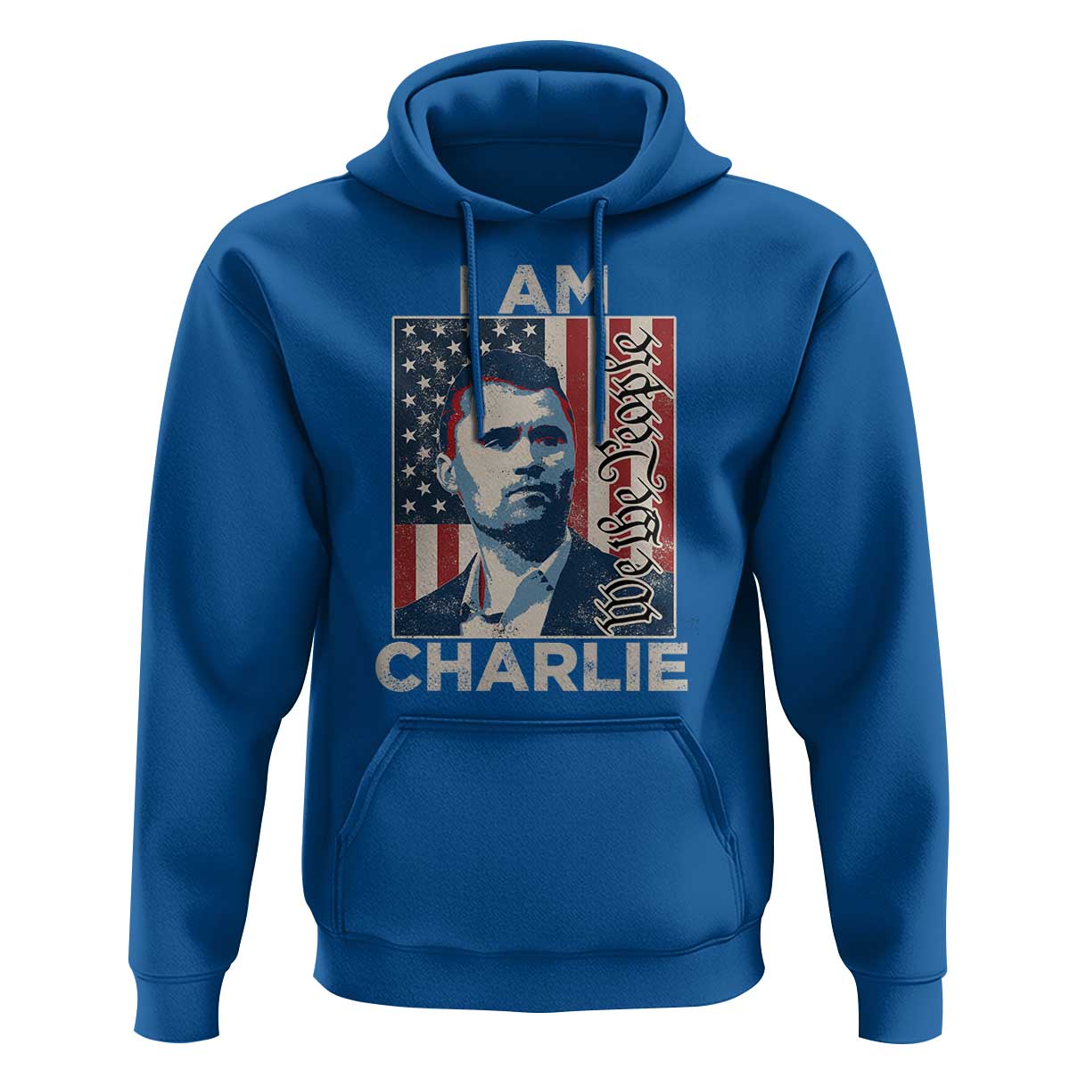 Stand With Charlie Hoodie Patriotic Free Speech We The People American Flag Graphic - Wonder Print Shop