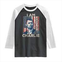 Stand With Charlie Raglan Shirt Patriotic Free Speech We The People American Flag Graphic - Wonder Print Shop