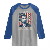 Stand With Charlie Raglan Shirt Patriotic Free Speech We The People American Flag Graphic - Wonder Print Shop