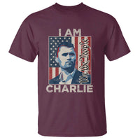 Stand With Charlie T Shirt Patriotic Free Speech We The People American Flag Graphic - Wonder Print Shop