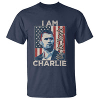 Stand With Charlie T Shirt Patriotic Free Speech We The People American Flag Graphic - Wonder Print Shop
