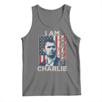 Stand With Charlie Tank Top Patriotic Free Speech We The People American Flag Graphic - Wonder Print Shop