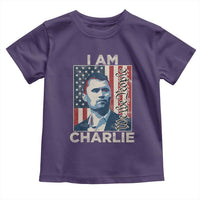 Stand With Charlie Toddler T Shirt Patriotic Free Speech We The People American Flag Graphic - Wonder Print Shop