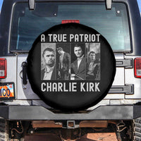 Charlie Kirk Tribute Spare Tire Cover A True Patriot Conservative Memorial - Wonder Print Shop