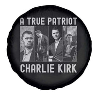 Charlie Kirk Tribute Spare Tire Cover A True Patriot Conservative Memorial - Wonder Print Shop