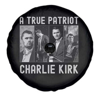 Charlie Kirk Tribute Spare Tire Cover A True Patriot Conservative Memorial - Wonder Print Shop
