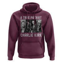 Charlie Kirk Tribute Hoodie A True Patriot Conservative Memorial - Wonder Print Shop