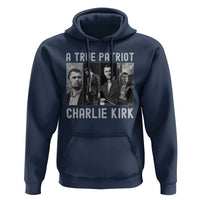Charlie Kirk Tribute Hoodie A True Patriot Conservative Memorial - Wonder Print Shop