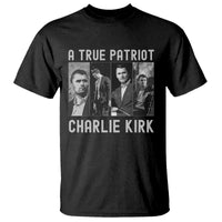 Charlie Kirk Tribute T Shirt A True Patriot Conservative Memorial - Wonder Print Shop