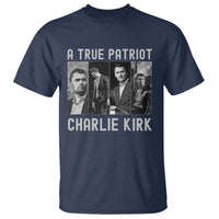Charlie Kirk Tribute T Shirt A True Patriot Conservative Memorial - Wonder Print Shop