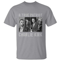 Charlie Kirk Tribute T Shirt A True Patriot Conservative Memorial - Wonder Print Shop