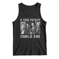 Charlie Kirk Tribute Tank Top A True Patriot Conservative Memorial - Wonder Print Shop