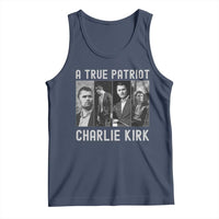 Charlie Kirk Tribute Tank Top A True Patriot Conservative Memorial - Wonder Print Shop
