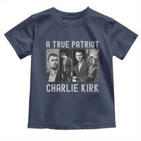 Charlie Kirk Tribute Toddler T Shirt A True Patriot Conservative Memorial - Wonder Print Shop