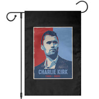 Charlie Kirk Tribute Garden Flag Freedom Hope Memorial 1993 2025 - Wonder Print Shop