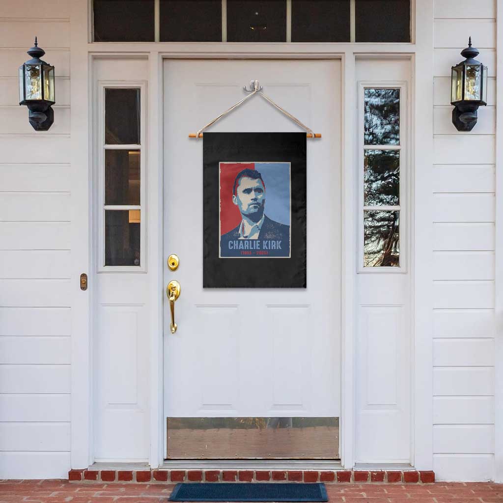 Charlie Kirk Tribute Garden Flag Freedom Hope Memorial 1993 2025 - Wonder Print Shop