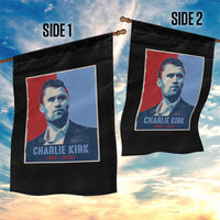 Charlie Kirk Tribute Garden Flag Freedom Hope Memorial 1993 2025 - Wonder Print Shop