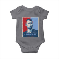 Charlie Kirk Tribute Baby Onesie Freedom Hope Memorial 1993 2025 - Wonder Print Shop