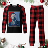 Charlie Kirk Tribute Plaid Pajama Set Freedom Hope Memorial 1993 2025 - Wonder Print Shop