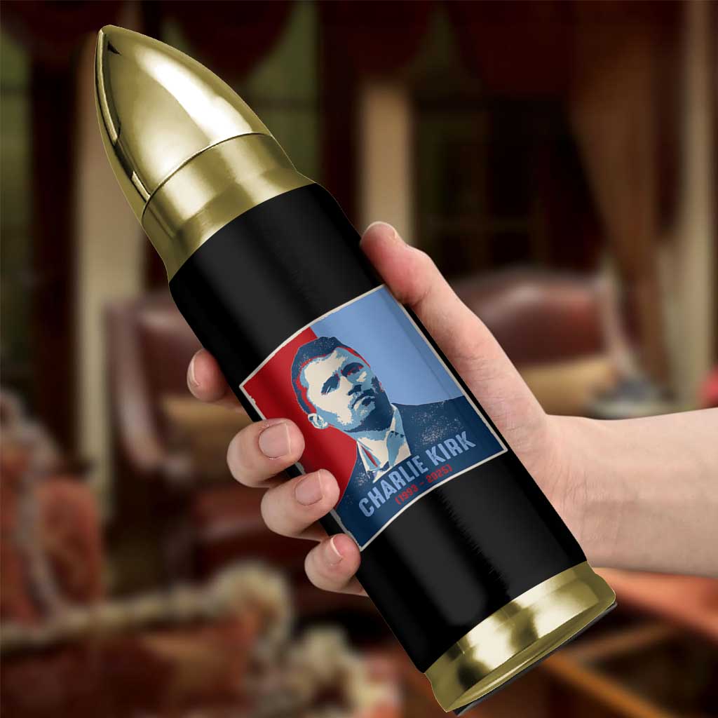 Charlie Kirk Tribute Bullet Tumbler Freedom Hope Memorial 1993 2025 - Wonder Print Shop