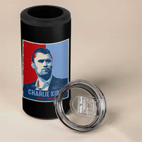 Charlie Kirk Tribute 4 in 1 Can Cooler Tumbler Freedom Hope Memorial 1993 2025 - Wonder Print Shop