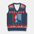Charlie Kirk Tribute V-Neck Knit Sweater Vest Freedom Hope Memorial 1993 2025 - Wonder Print Shop