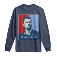 Charlie Kirk Tribute Long Sleeve Shirt Freedom Hope Memorial 1993 2025 - Wonder Print Shop