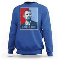 Charlie Kirk Tribute Sweatshirt Freedom Hope Memorial 1993 2025 - Wonder Print Shop