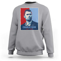 Charlie Kirk Tribute Sweatshirt Freedom Hope Memorial 1993 2025 - Wonder Print Shop