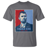 Charlie Kirk Tribute T Shirt Freedom Hope Memorial 1993 2025 - Wonder Print Shop