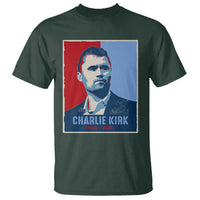 Charlie Kirk Tribute T Shirt Freedom Hope Memorial 1993 2025 - Wonder Print Shop