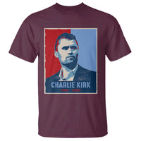 Charlie Kirk Tribute T Shirt Freedom Hope Memorial 1993 2025 - Wonder Print Shop