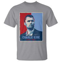 Charlie Kirk Tribute T Shirt Freedom Hope Memorial 1993 2025 - Wonder Print Shop