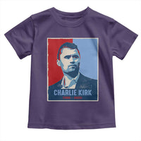 Charlie Kirk Tribute Toddler T Shirt Freedom Hope Memorial 1993 2025 - Wonder Print Shop