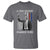 Charlie Kirk Tribute T Shirt A True Patriot Freedom American Flag - Wonder Print Shop